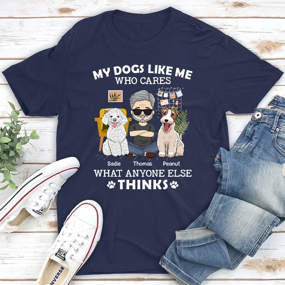 My Dog Like Me - Personalized Custom Unisex 5.3 oz T-shirt for Pet Lovers