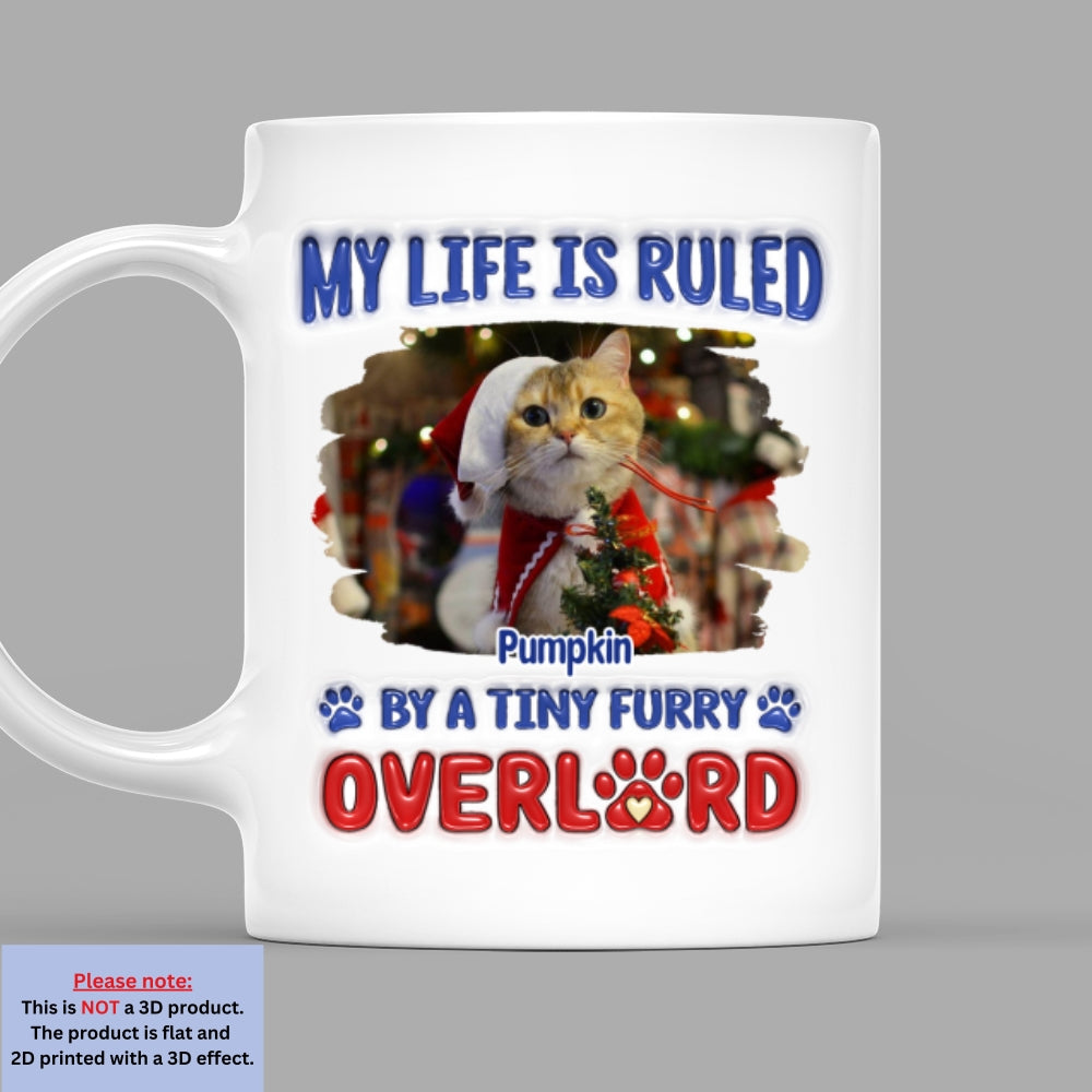 Adorable Furry Overlords Personalized Custom 3D Inflated Effect 11oz/15oz Ceramic Mug with Unique Photo Print