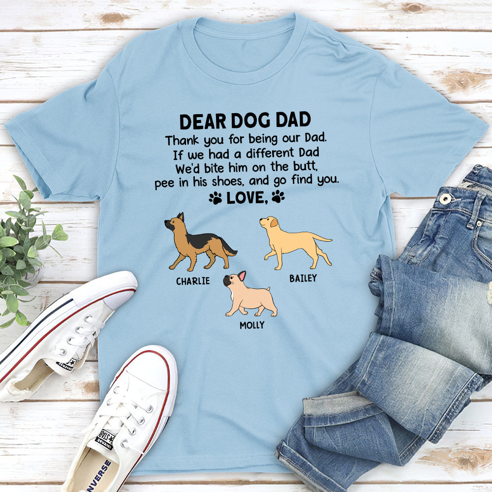 Thank You My Mom - Personalized Custom Unisex 5.3 oz Heavy Cotton T-shirt for Pet Lovers