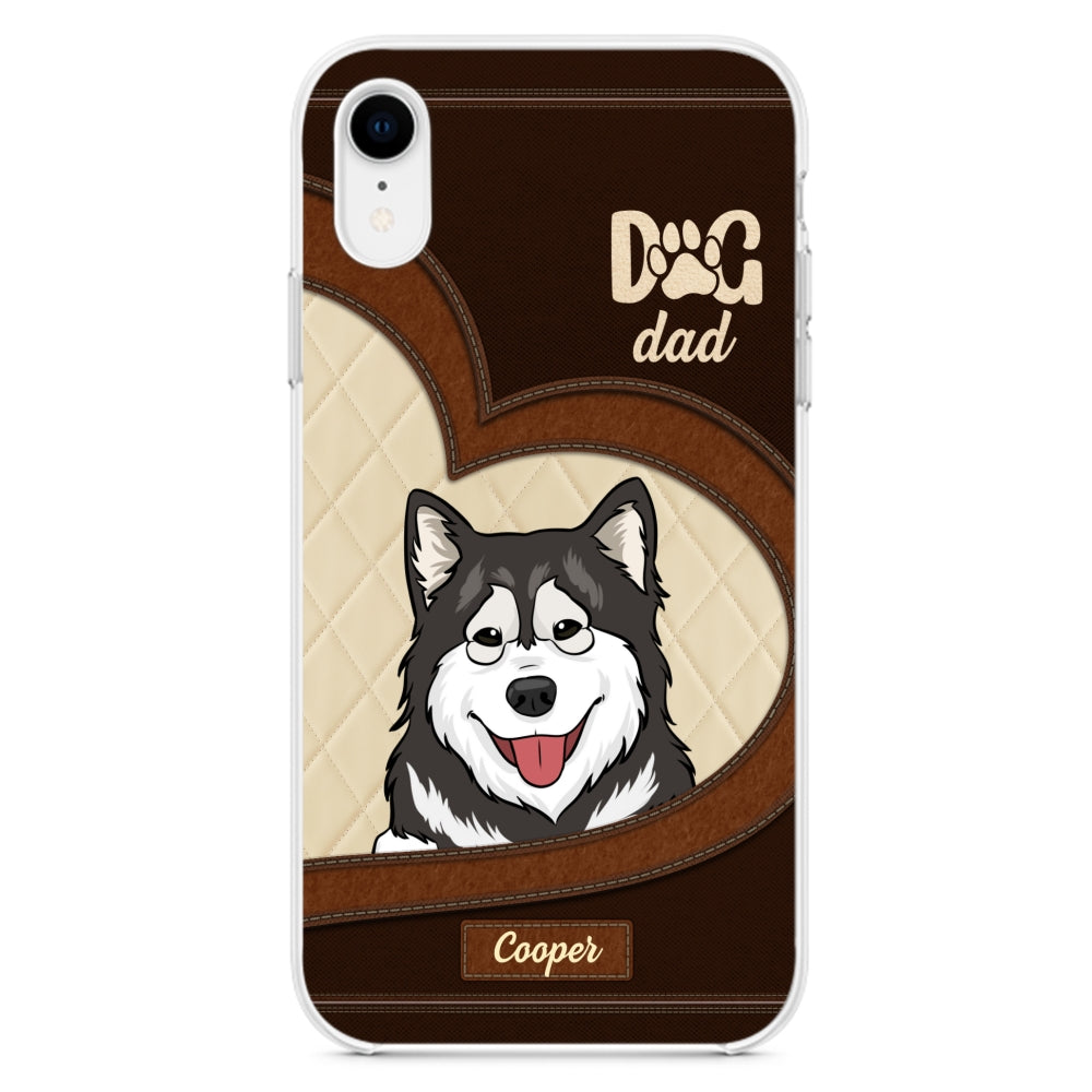 Adorable Peeking Dogs - Customizable Personalized Phone Case for Fashion - Forward Users