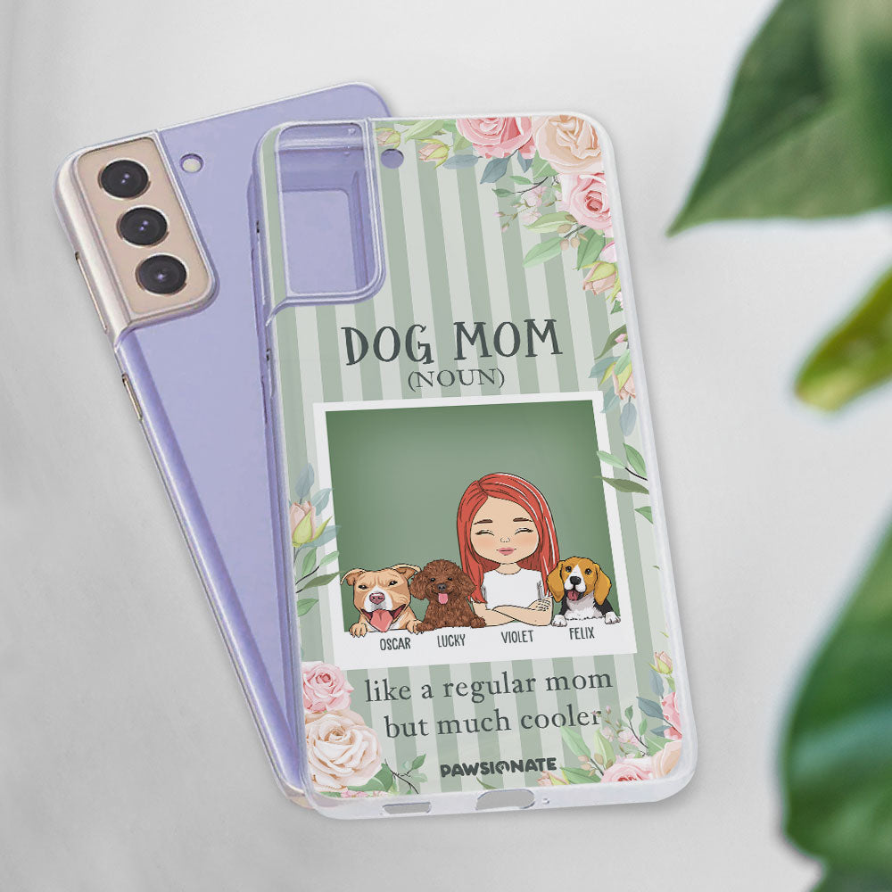 Customizable Dog Mom Personalized Phone Case - A Unique Expression of Canine Love