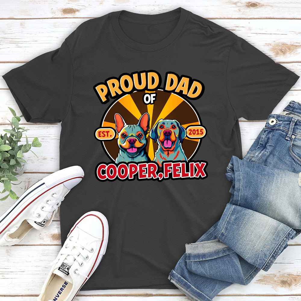 Proud Mom/Dad - Personalized Custom Unisex T-shirt for Pet Lovers