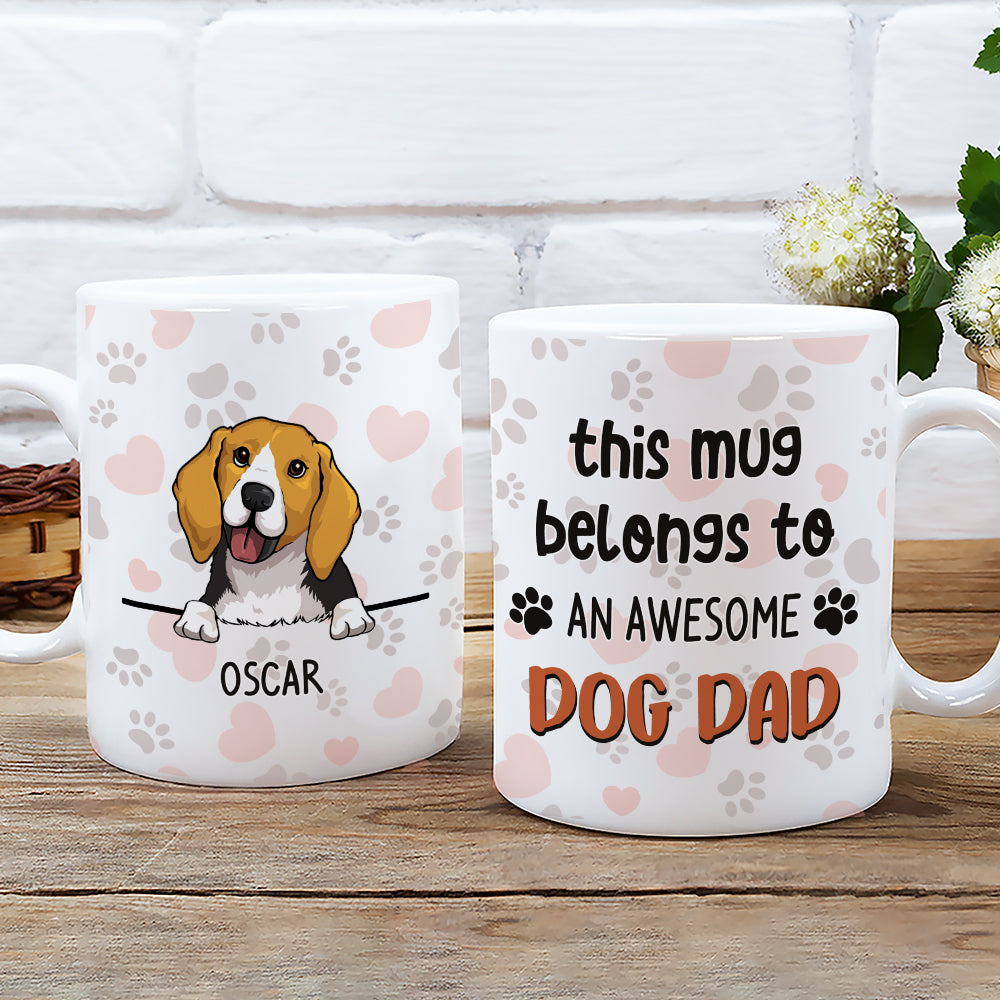 Superb Personalized Custom Coffee Mug for Awesome Dog Moms