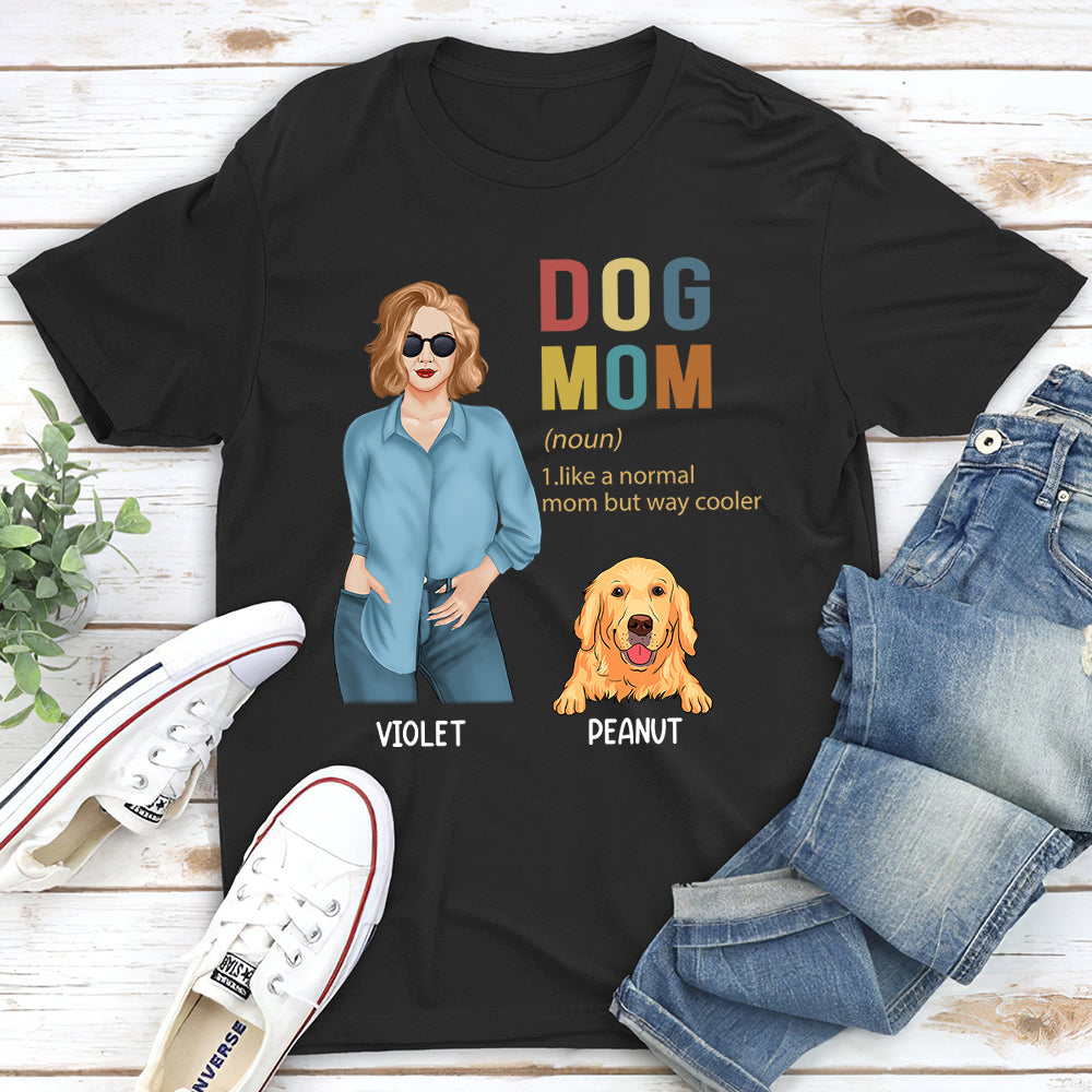 Cool Personalized Custom Unisex Dog Mom T-shirt - Ideal Gift for Pet Lovers