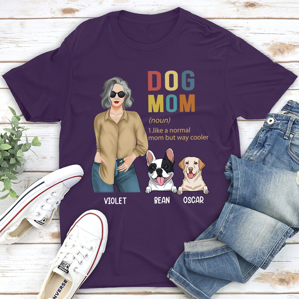 Cool Personalized Custom Unisex Dog Mom T-shirt - Ideal Gift for Pet Lovers