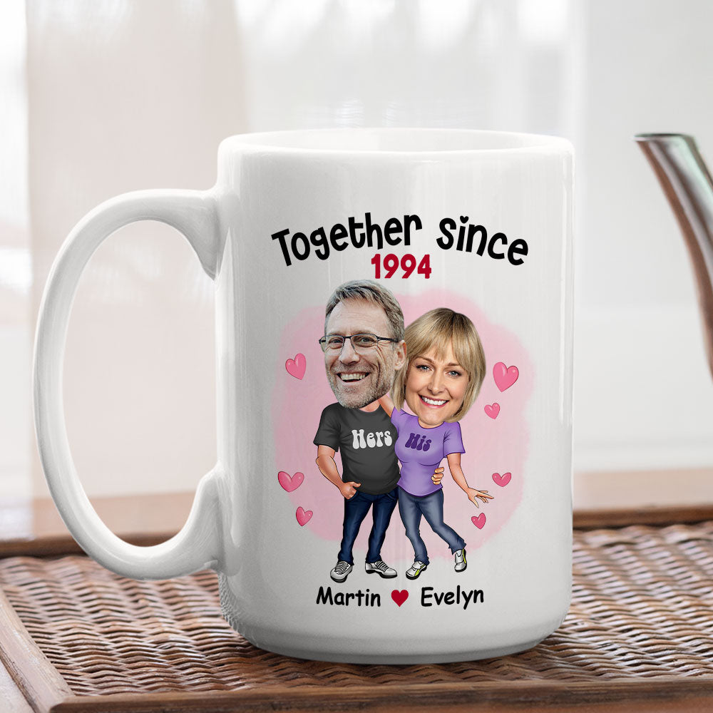 Together Since - Customizable Personalized Coffee Mugs for Couples