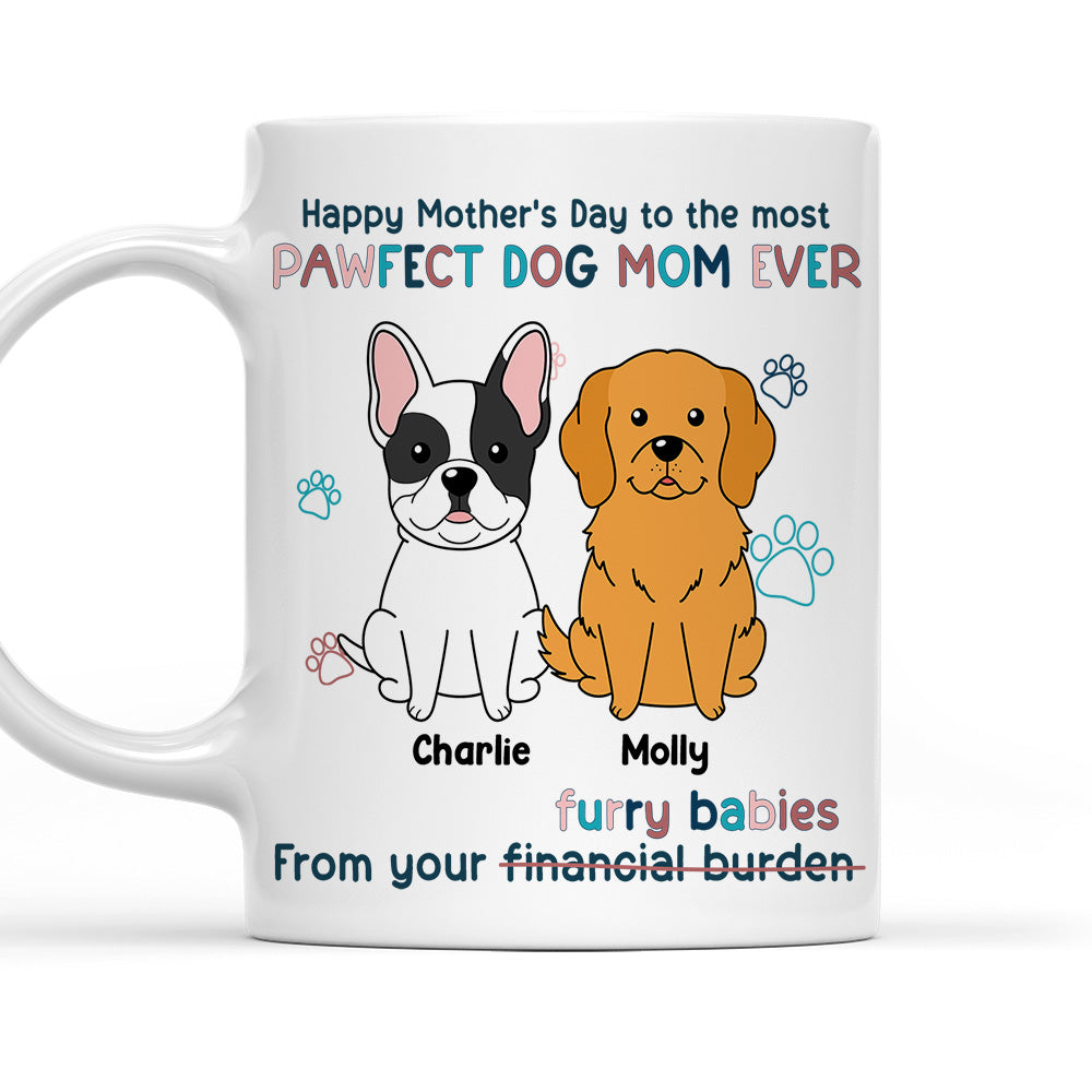 Unique Personalized Custom Coffee Mug - A Human Servant Gift From Your Furry Baby