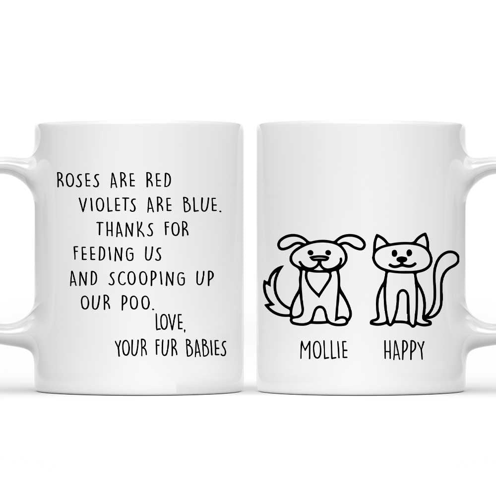 Thank You For Scooping My Poo Ver Pet - Exquisite Personalized Custom Coffee Mug for All Beverages