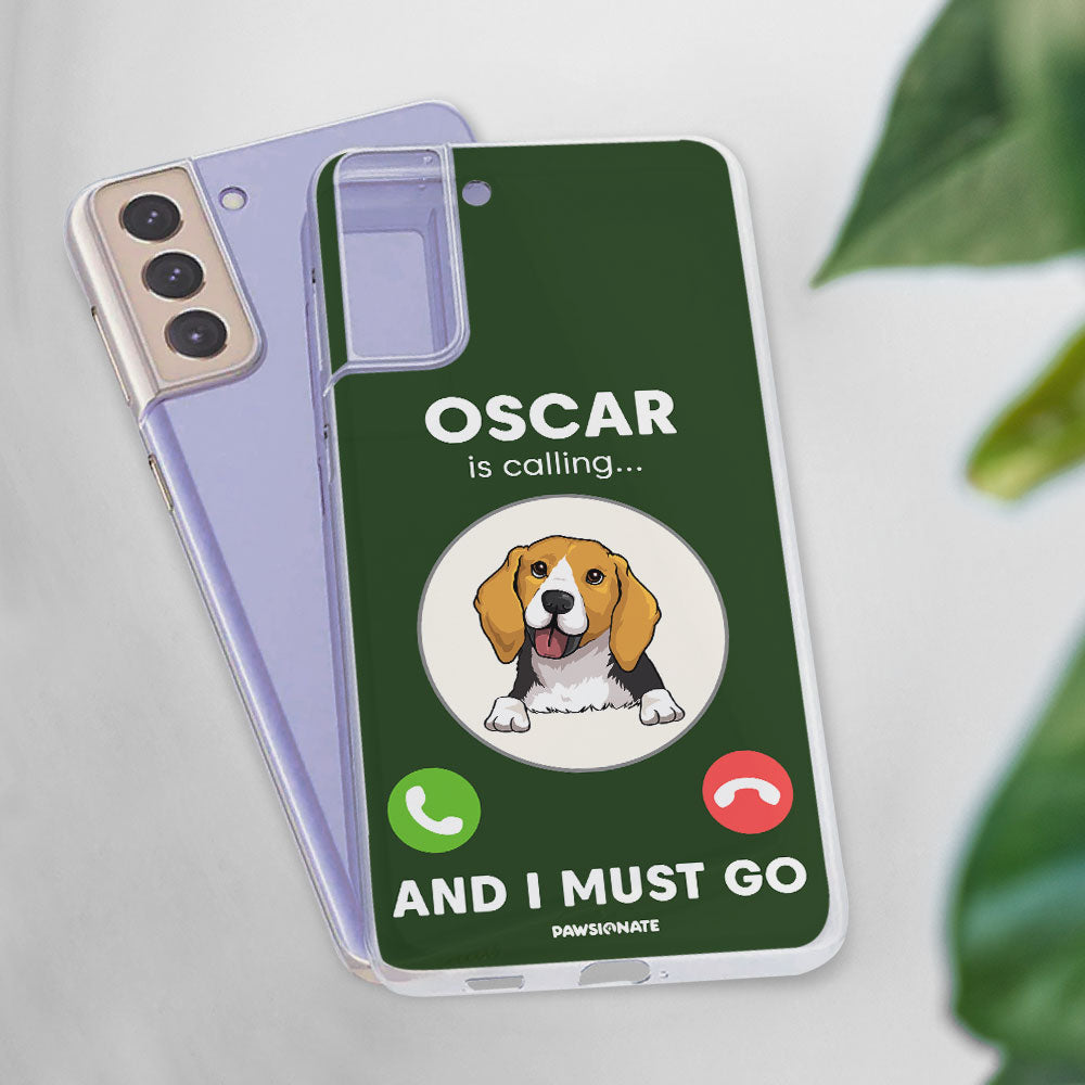 Dog Is Calling - Unique Personalized Custom Phone Case for Pet Lovers
