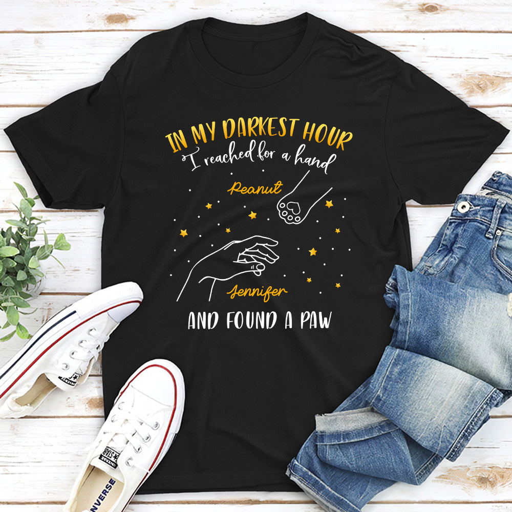 Discover the Cat Paws - Customizable Unisex Personalized T-shirt