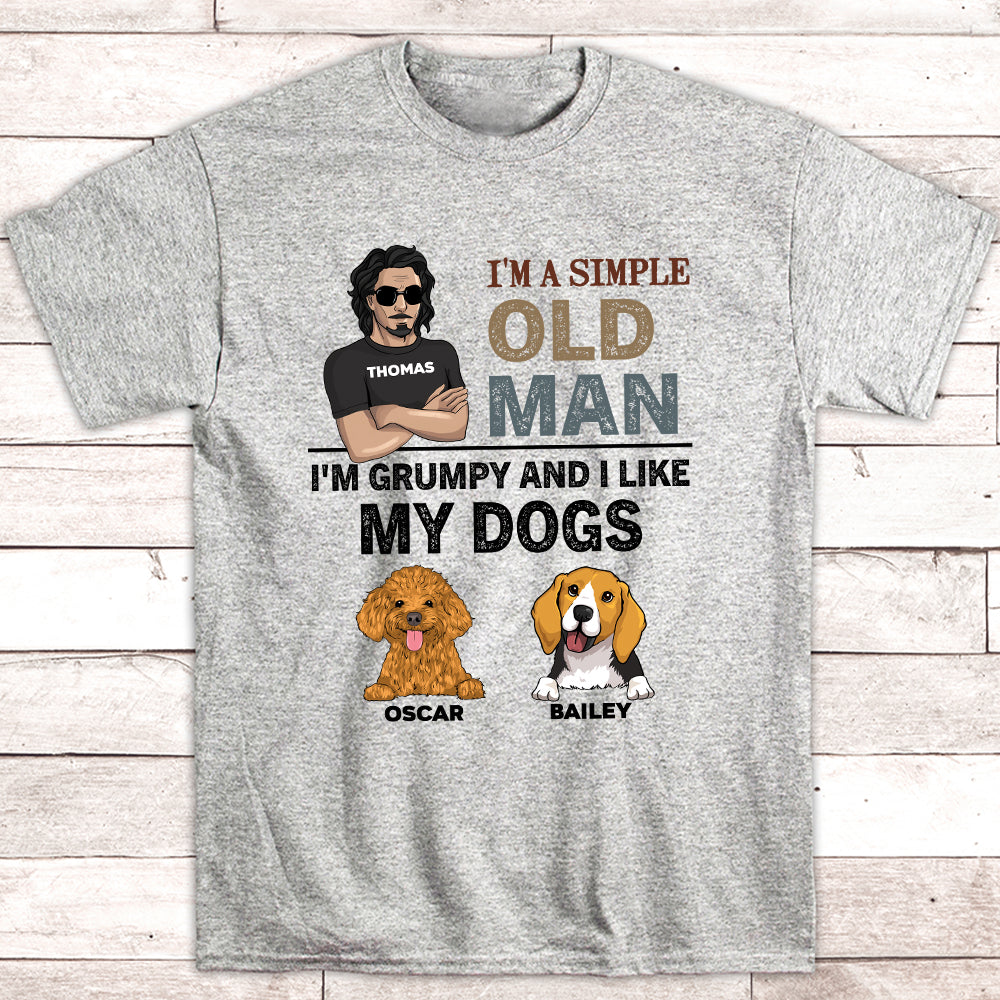I Like My Dogs - Personalized Custom Unisex 5.3 oz T-shirt for Pet Lovers