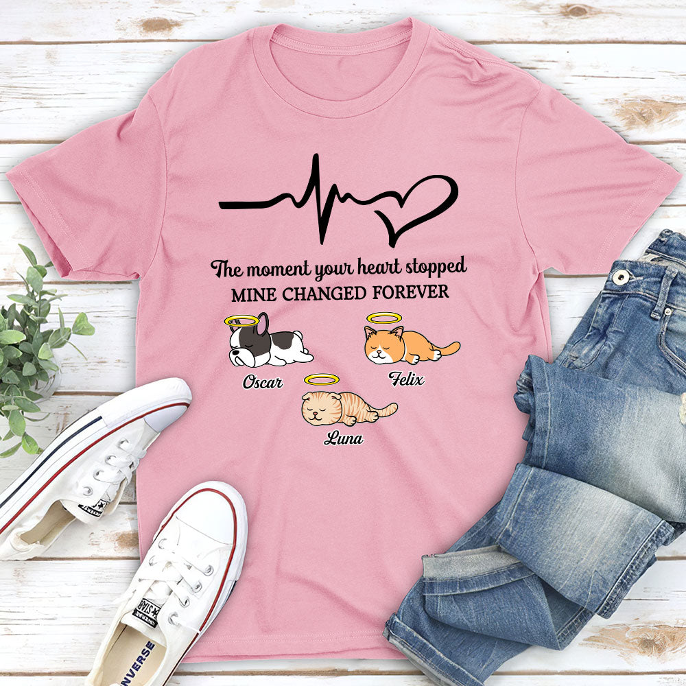 The Moment - Personalized Custom Unisex Memorial T-shirt for Pet Lovers
