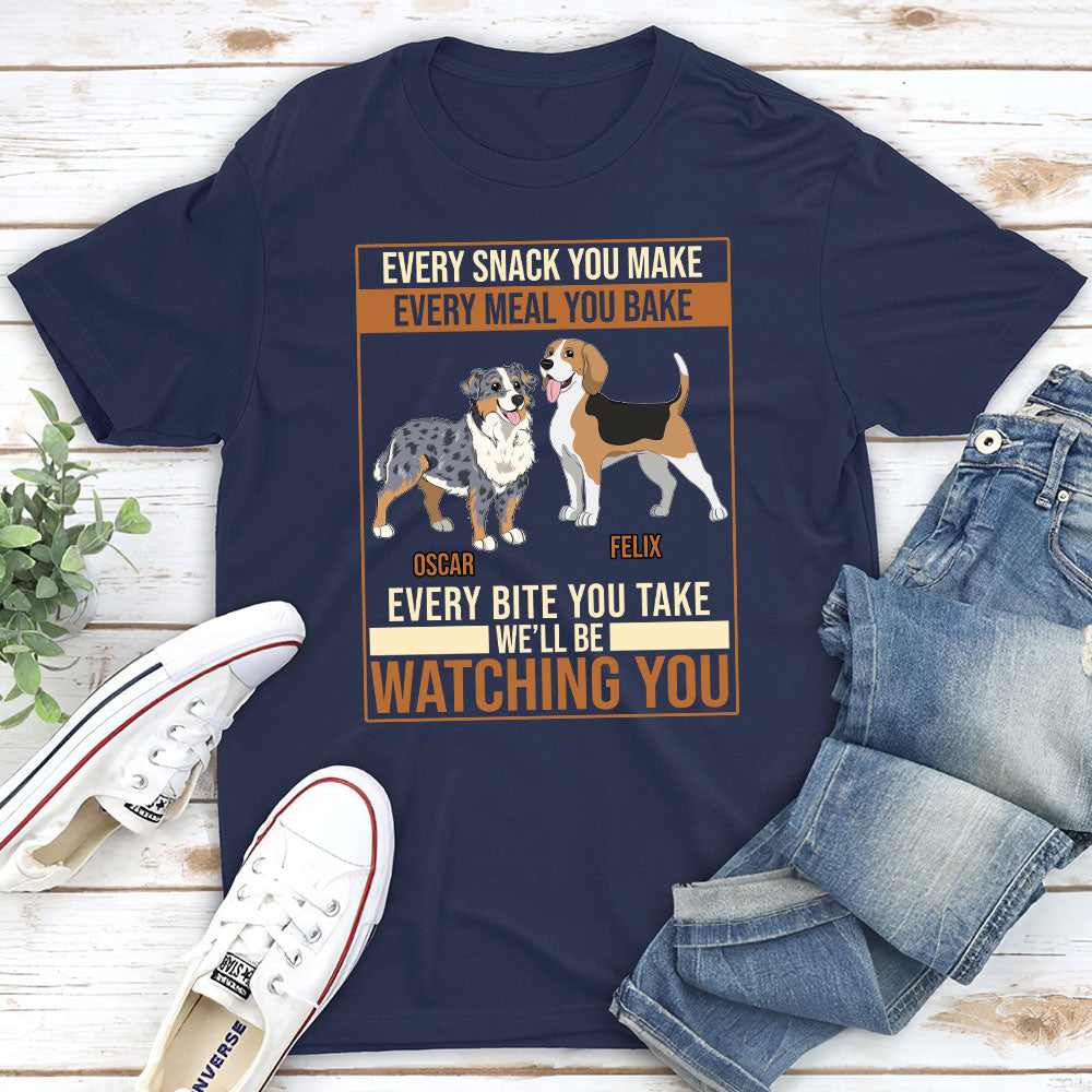 Personalized Custom Unisex Snack and Meal Inspired T-shirt