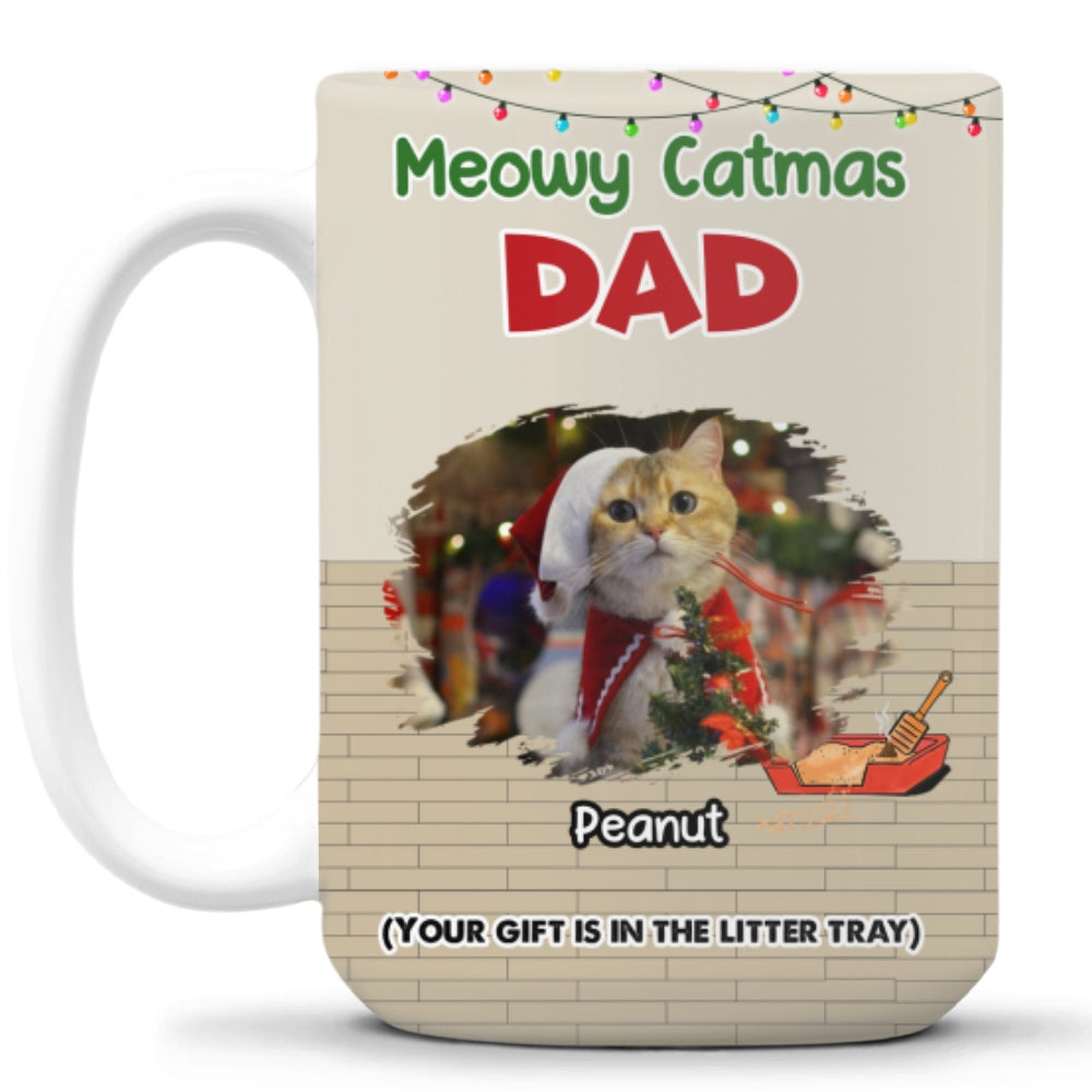Personalized Custom Litter Tray Photo Coffee Mug - 11oz High - Quality Ceramic
