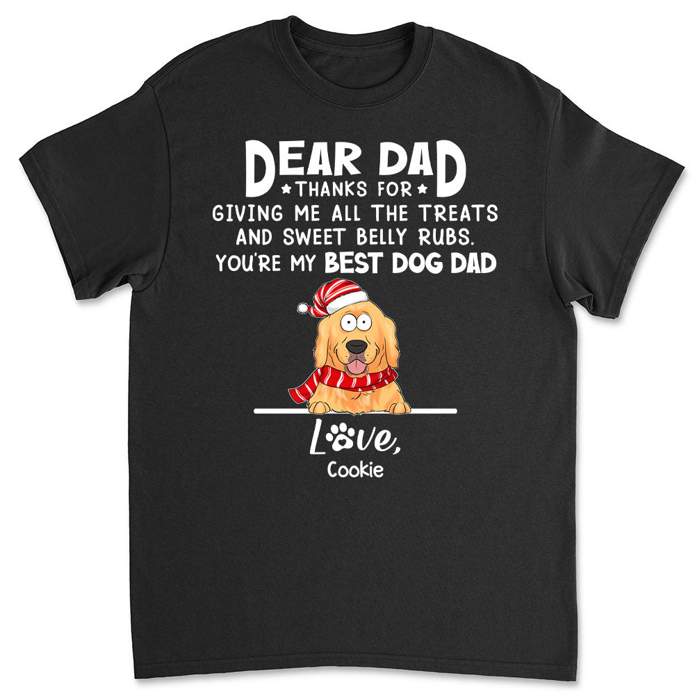 Sweet Belly Rubs - Personalized Custom Unisex 5.3 oz T-shirt for Pet Lovers