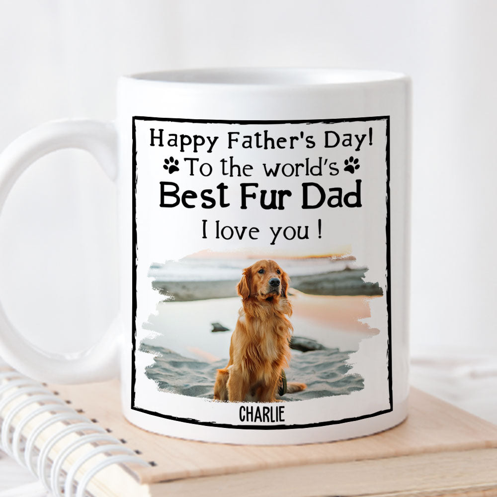 Best Fur Dad - Premium Personalized Custom Coffee Mug for Pet Lovers