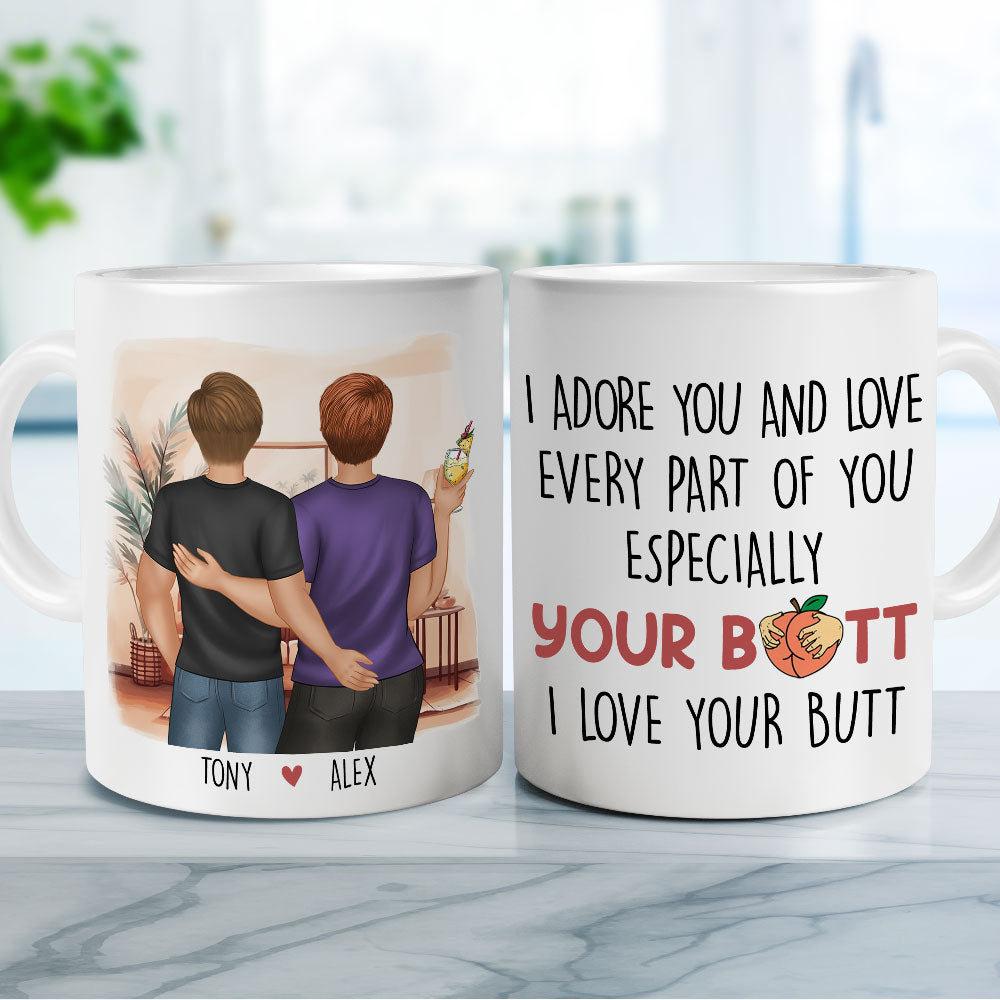 Every Part Of You - Unique Personalized Custom Coffee Mug for Couples