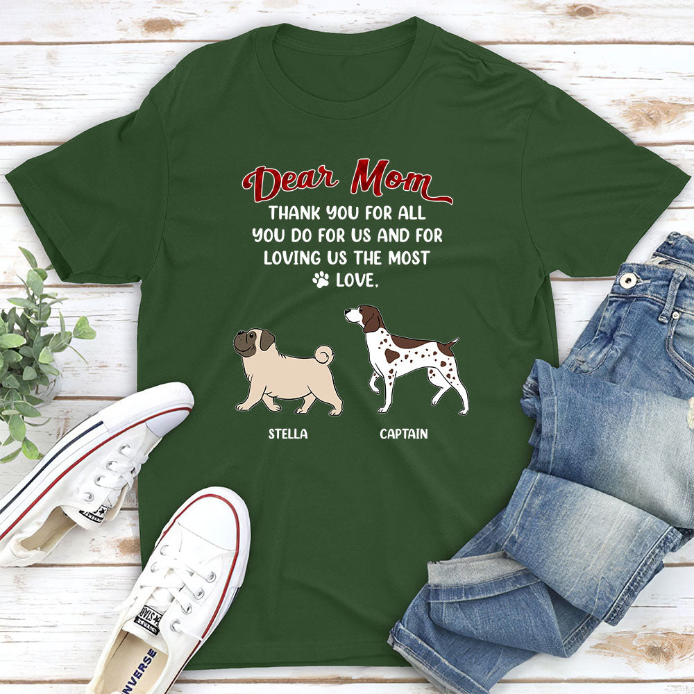 Loving Us - Personalized Custom Unisex 5.3 oz T-shirt for Pet Lovers