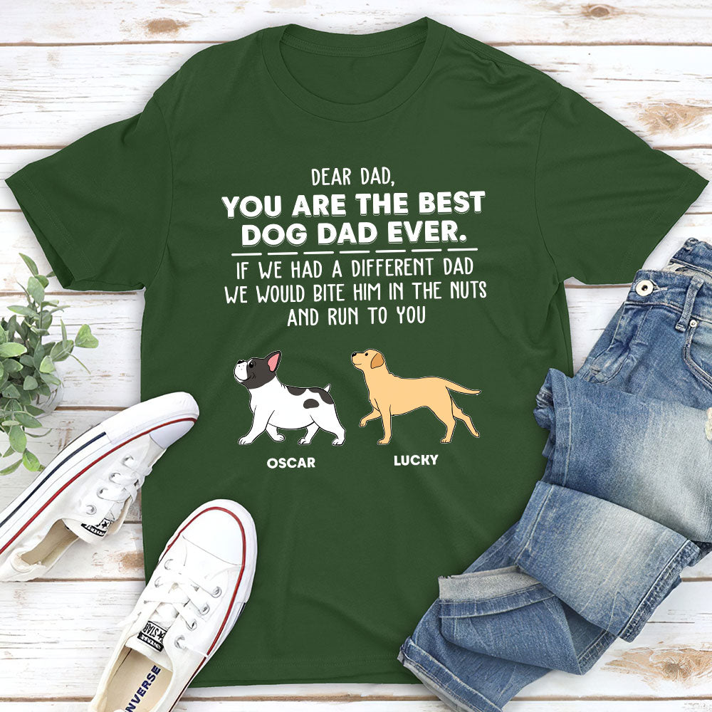 Personalized Custom Unisex 'I Would Bite Him' T-shirt - Ideal Gift for Pet Lovers