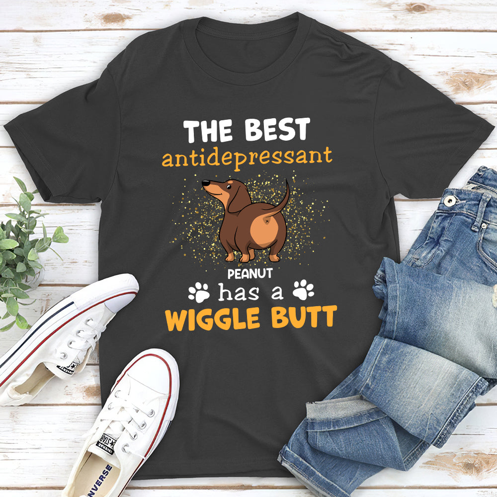 The Ultimate Personalized Custom Unisex 5.3 oz Antidepressant T-shirt - Ideal for Pet Lovers