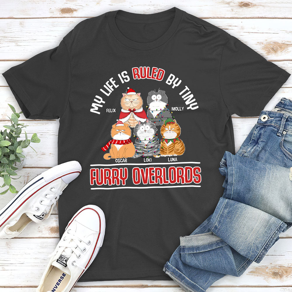 Ruled By Overlord - Stylish Personalized Custom Unisex 5.3 oz T-shirt for Pet Lovers