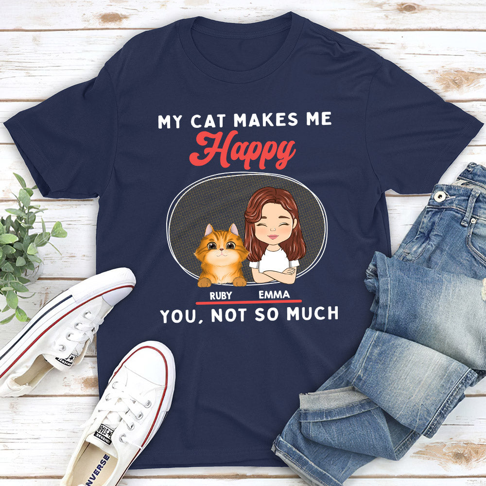 Make Me Joyful - Personalized Custom Unisex 5.3 oz T-shirt for Pet Lovers