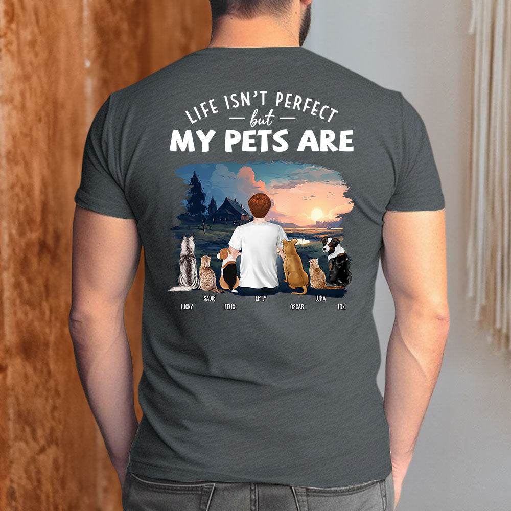 Perfect Personalized Custom Unisex Dog Cat T-shirt - Ideal Gift for Pet Lovers