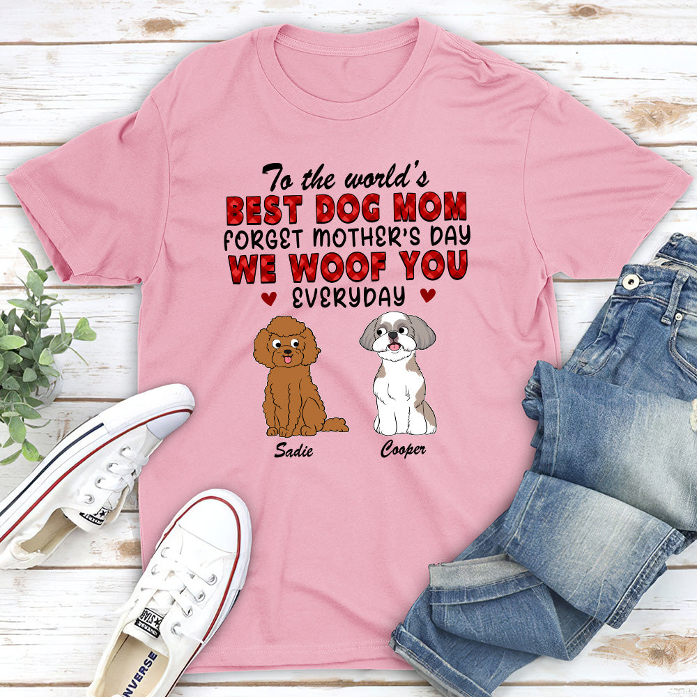 Forget That Day - Personalized Custom Unisex 5.3 oz T-shirt for Pet Lovers