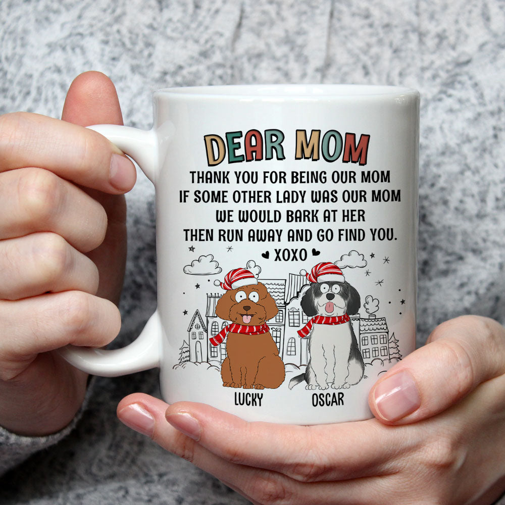Dear Dad XOXO - Customizable Personalized Coffee Mug for Pet Lovers