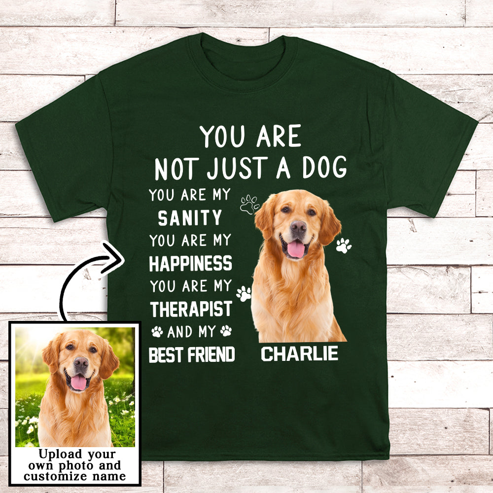 Unique Personalized Custom Dog Photo Unisex T-shirt - Ideal Gift for Pet Lovers