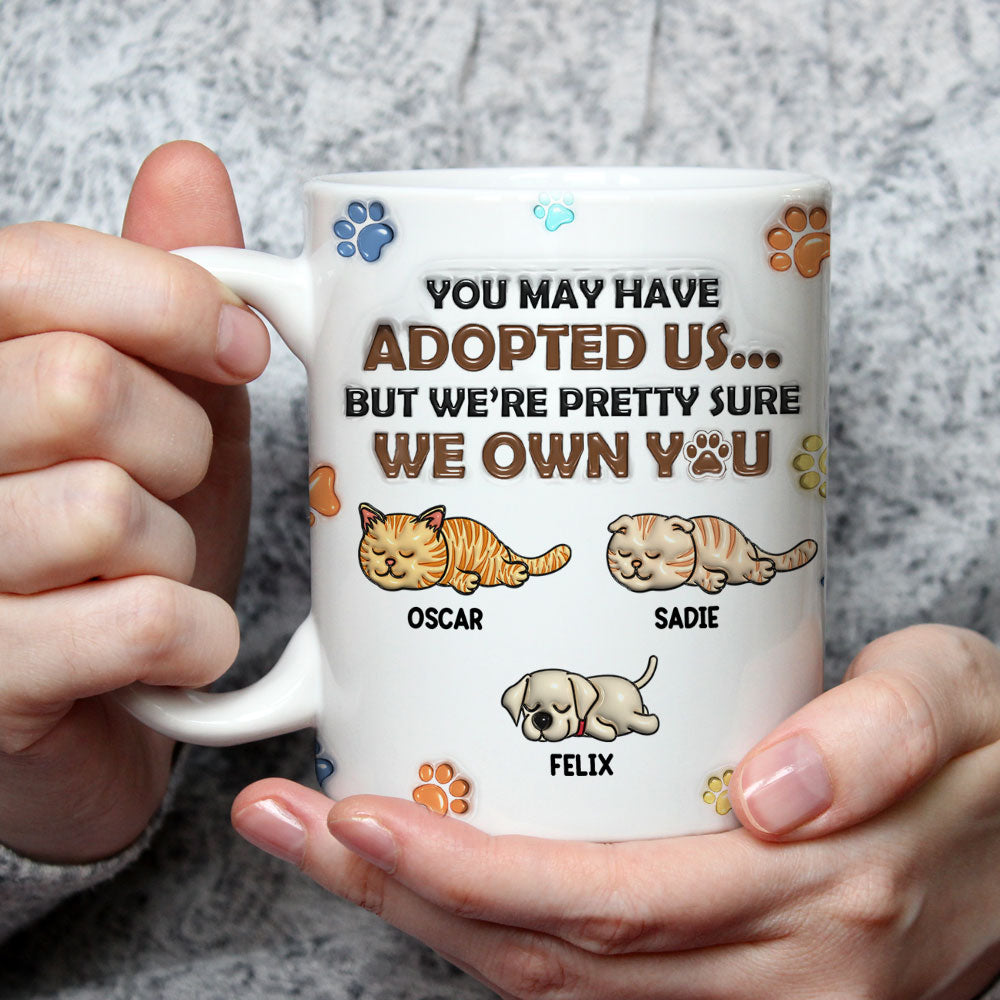 We Sure We Own You Version 2 - Exclusive Personalized Custom 3D Inflated Effect 11oz Ceramic Mug