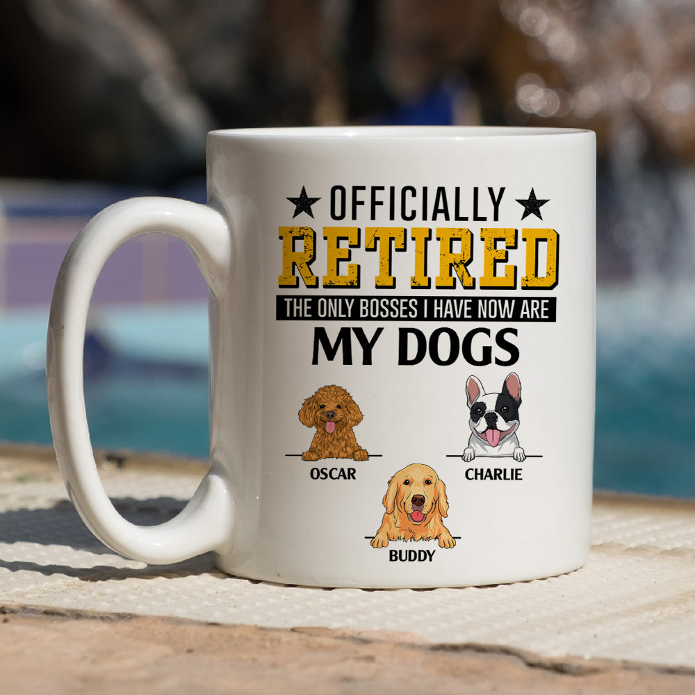 Officially Retired - Customizable Personalized 11oz Coffee Mug for Pet Lovers