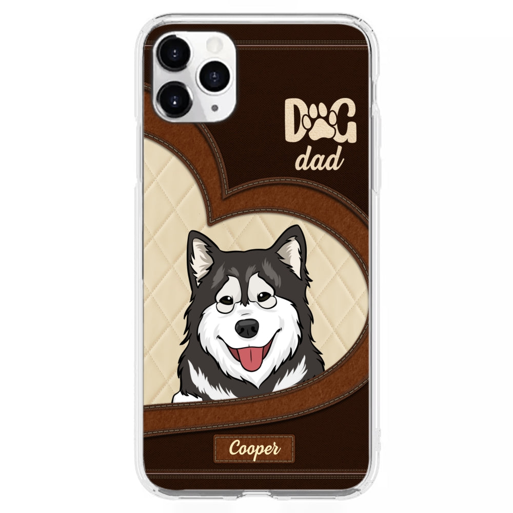 Adorable Peeking Dogs - Customizable Personalized Phone Case for Fashion - Forward Users