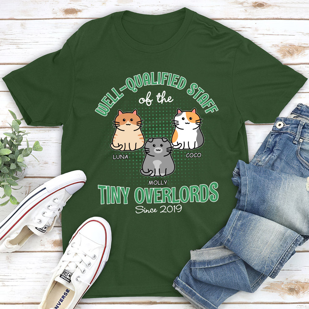 Good Cat Staff - Personalized Custom Unisex 5.3 oz T-shirt for Pet Lovers