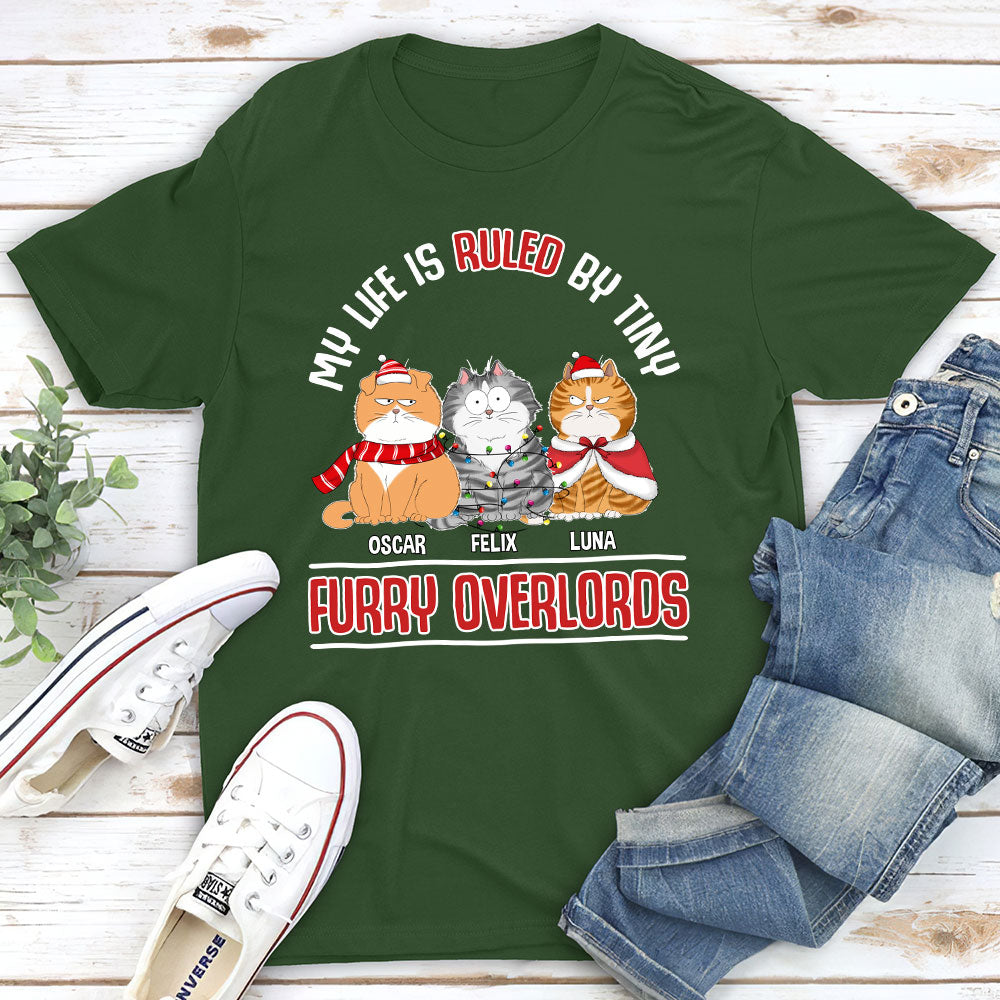 Ruled By Overlord - Stylish Personalized Custom Unisex 5.3 oz T-shirt for Pet Lovers