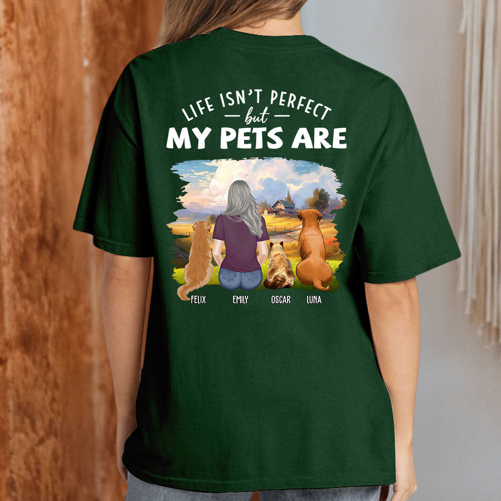 Perfect Personalized Custom Unisex Dog Cat T-shirt - Ideal Gift for Pet Lovers