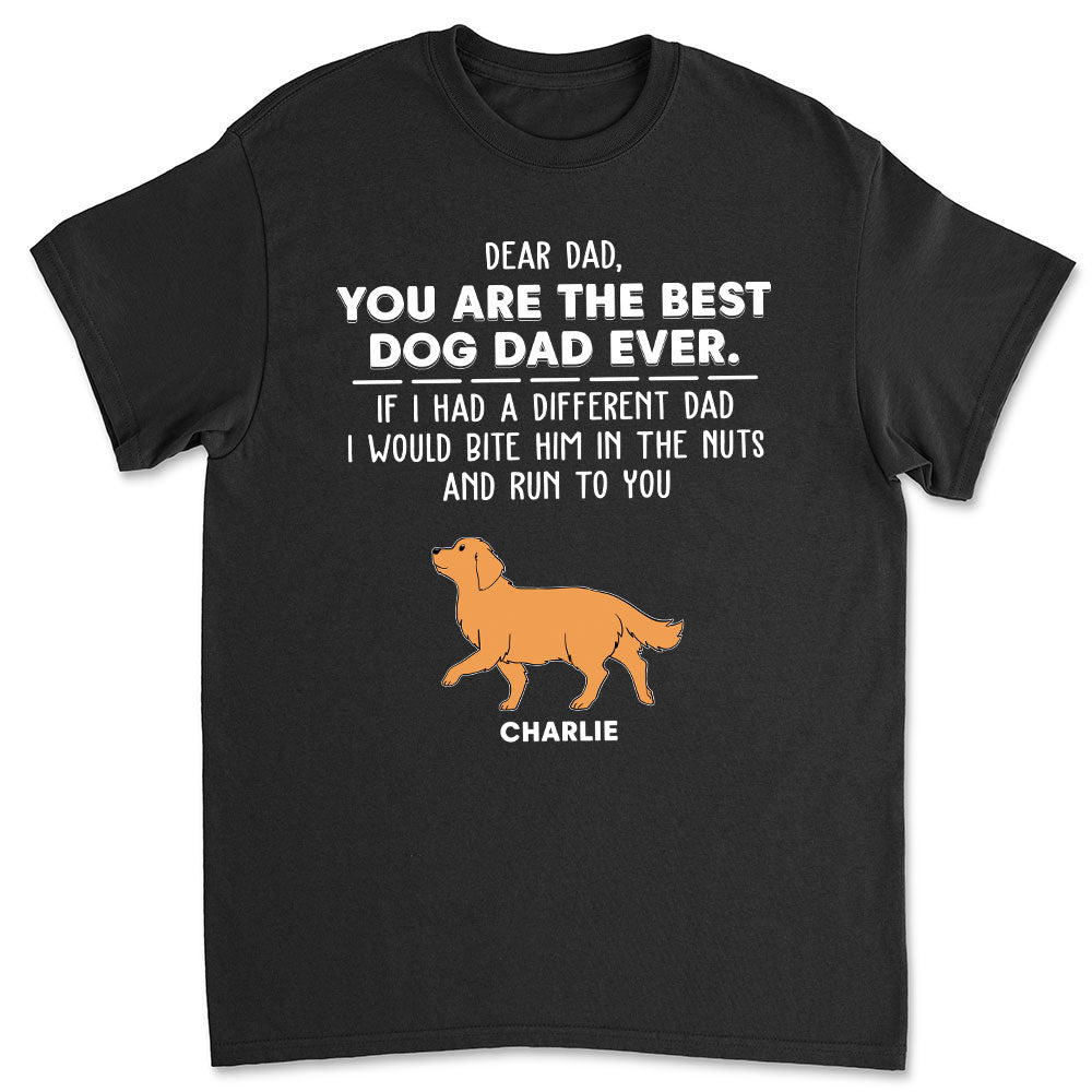 Personalized Custom Unisex 'I Would Bite Him' T-shirt - Ideal Gift for Pet Lovers