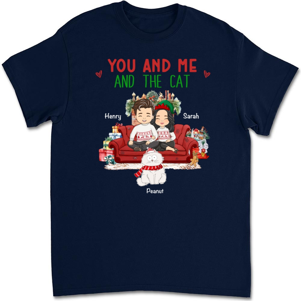 You Me Cat - Personalized Custom Unisex 5.3 oz T-shirt for Pet Lovers