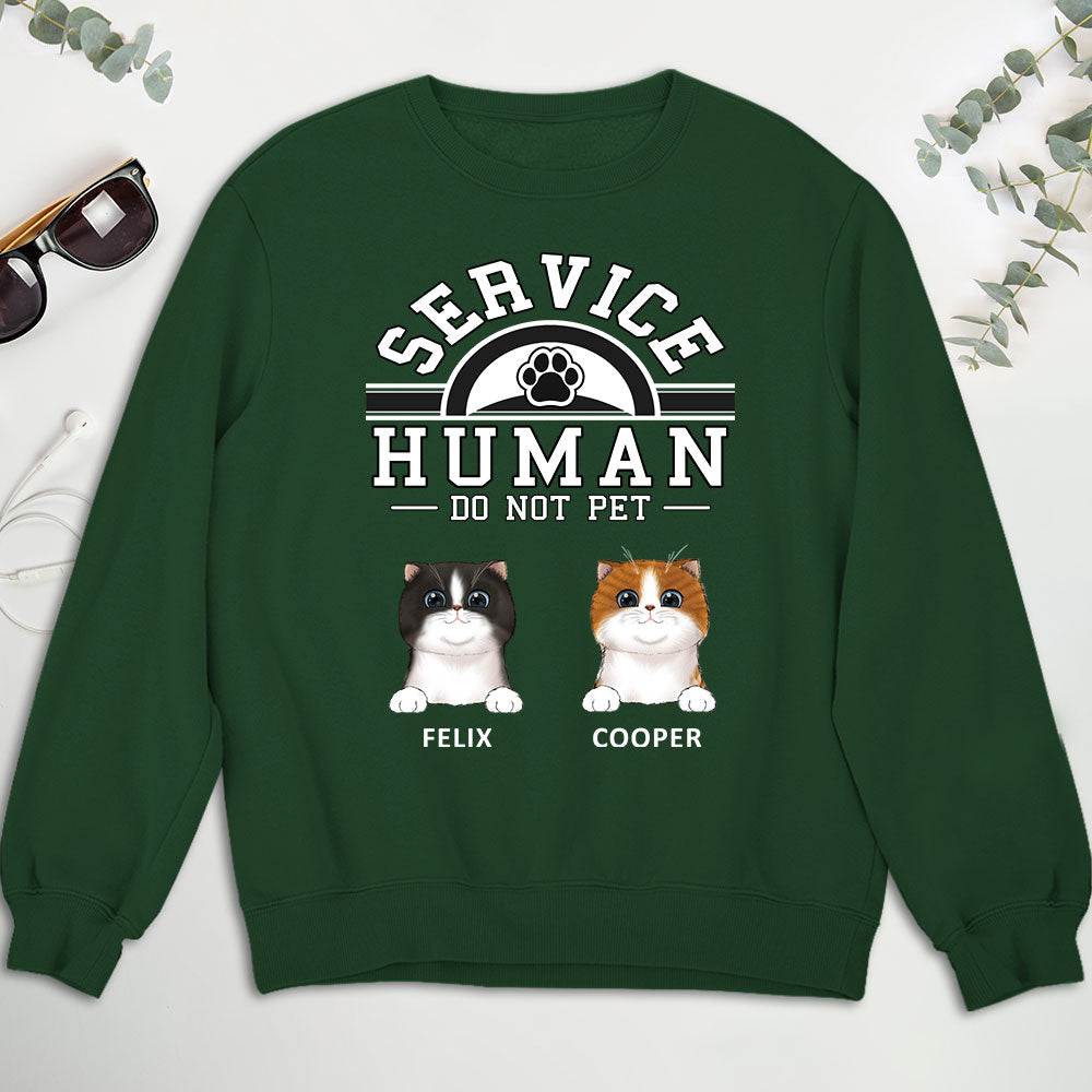 Personalized Custom Pet Service Human Logo Unisex 8.0 oz Sweatshirt - Ideal Gift for Pet Lovers