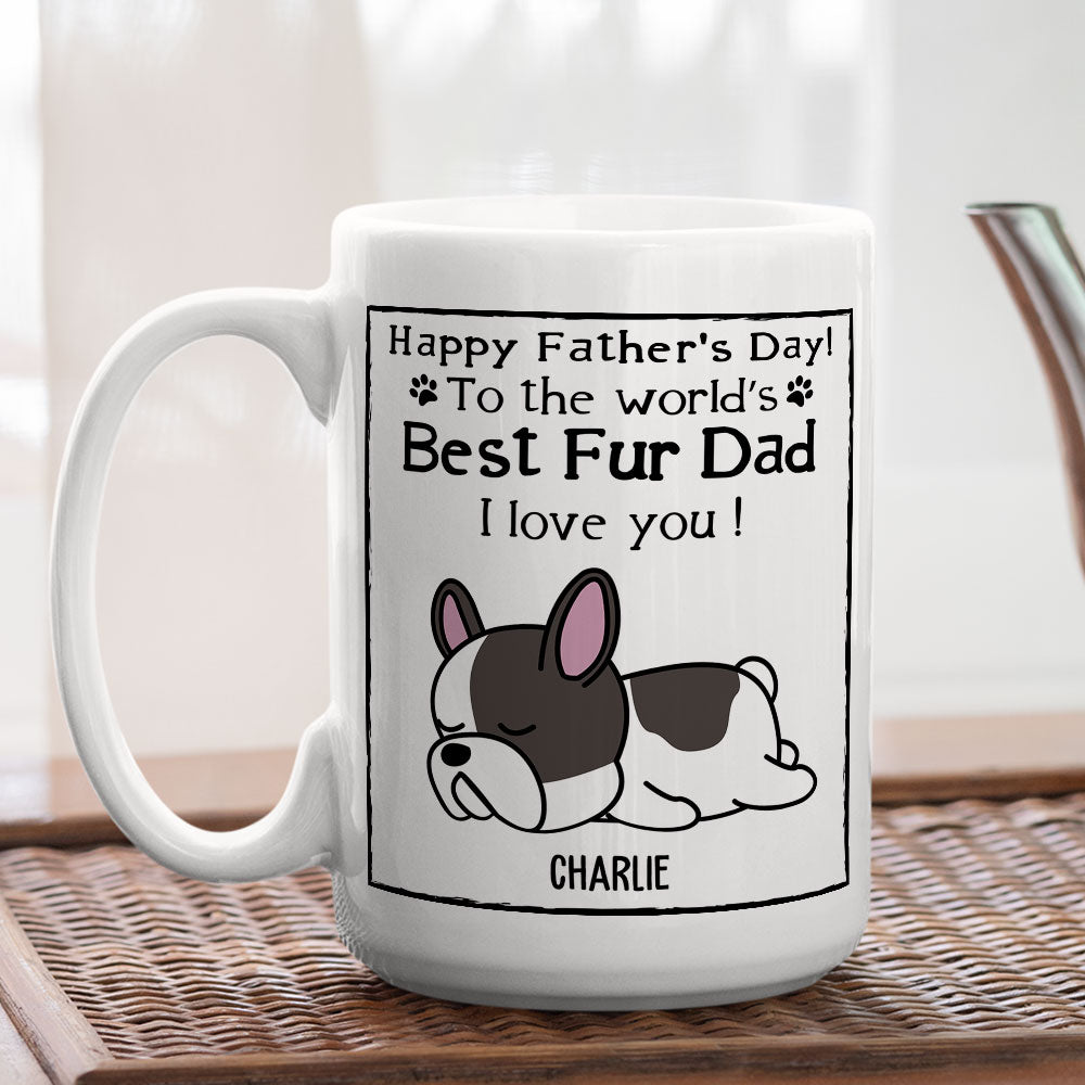 Best Fur Dad - Premium Personalized Custom Coffee Mug for Pet Lovers