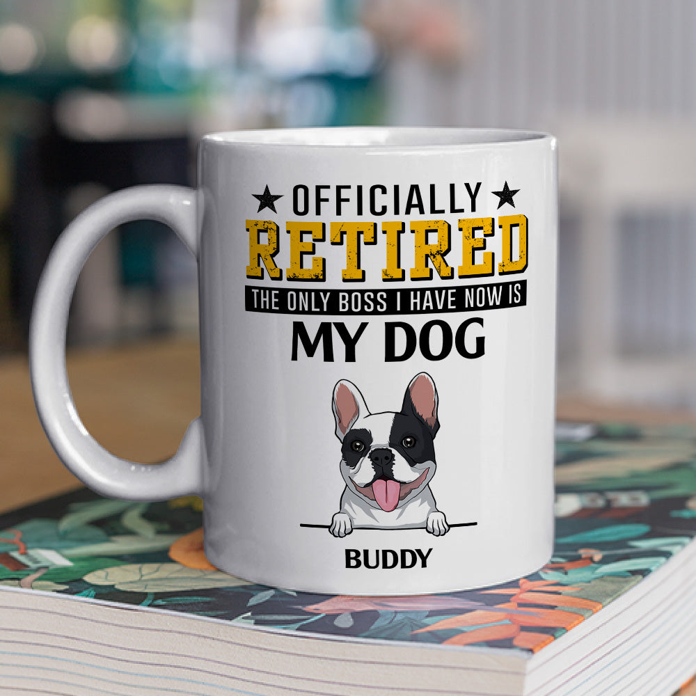 Officially Retired - Customizable Personalized 11oz Coffee Mug for Pet Lovers