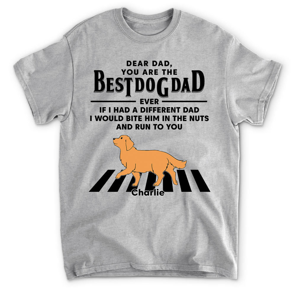 Dogs Run To You 2 - Personalized Custom Unisex Heavy Cotton T-shirt for Pet Lovers