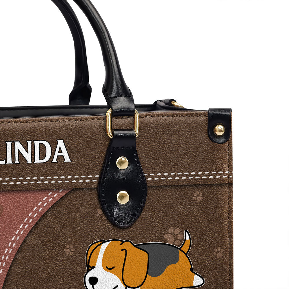 Personalized Custom Leather Bag for Pet Lovers