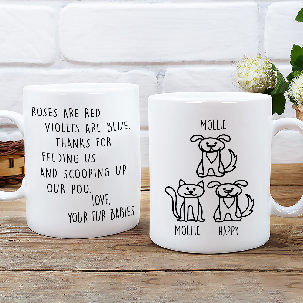 Thank You For Scooping My Poo Ver Pet - Exquisite Personalized Custom Coffee Mug for All Beverages