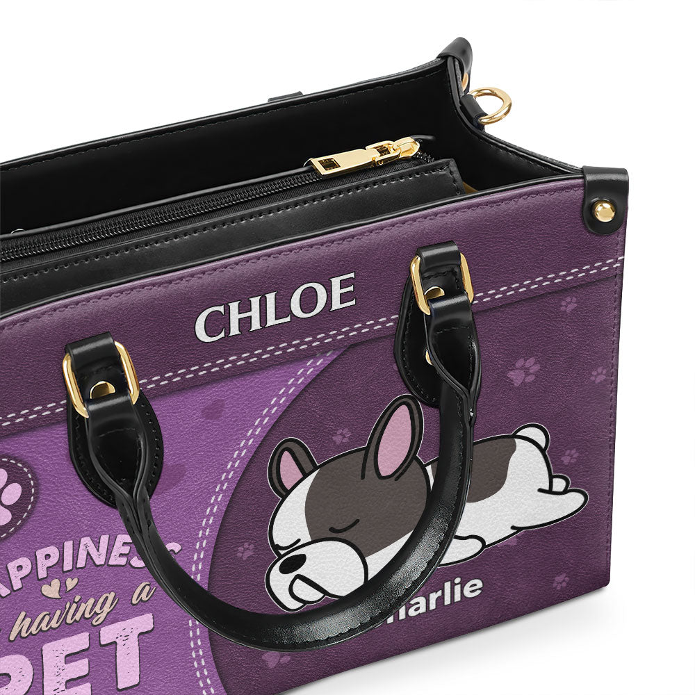 Personalized Custom Leather Bag for Pet Lovers
