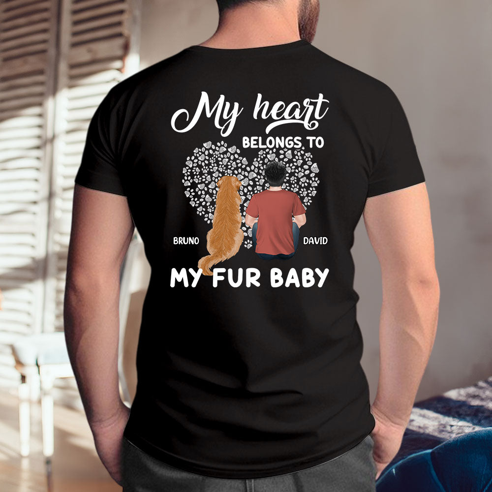 My Fur Babies - Personalized Custom Unisex 5.3 oz T-shirt for Pet Lovers