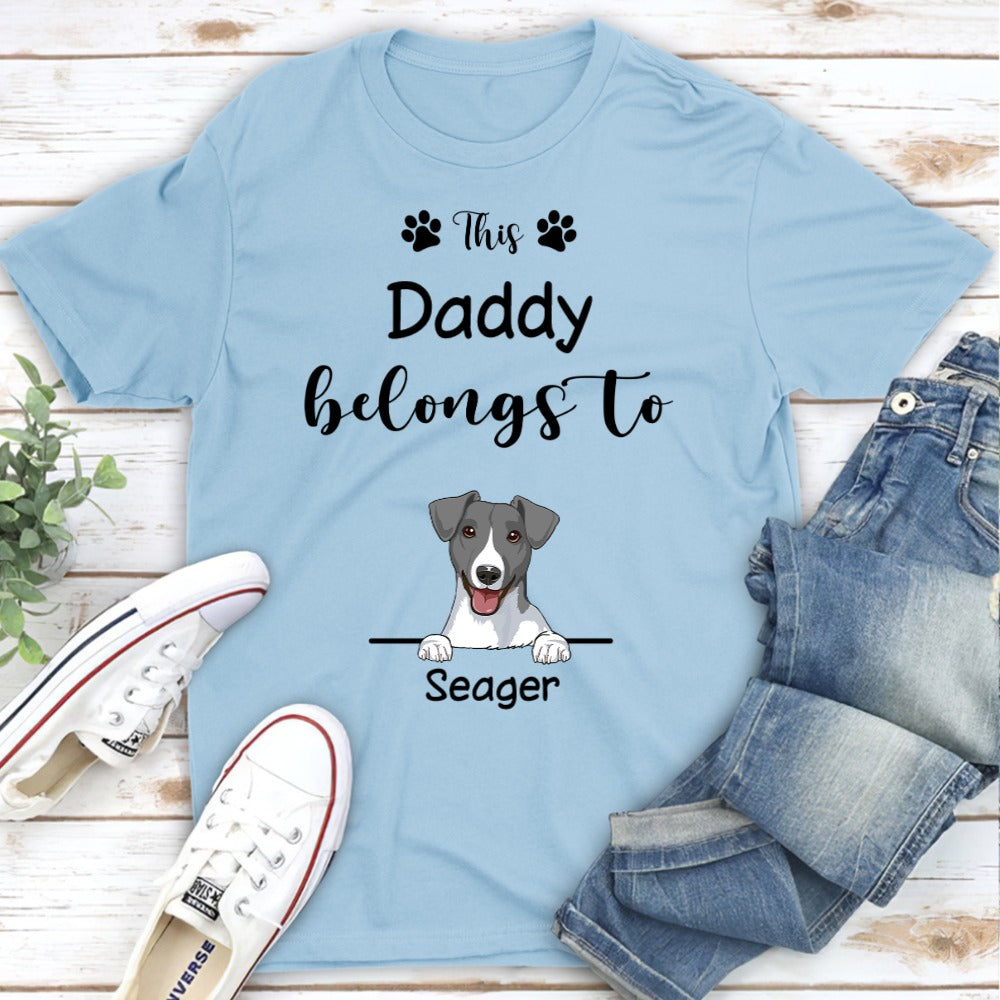 Personalized Custom Unisex 'This Grandma Belongs to' T-shirt - Ideal Gift for Pet Lovers