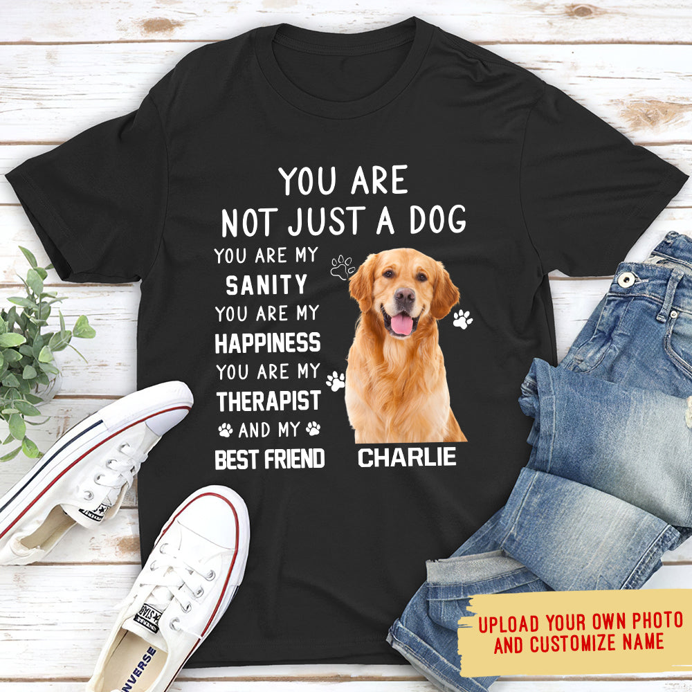 Unique Personalized Custom Dog Photo Unisex T-shirt - Ideal Gift for Pet Lovers