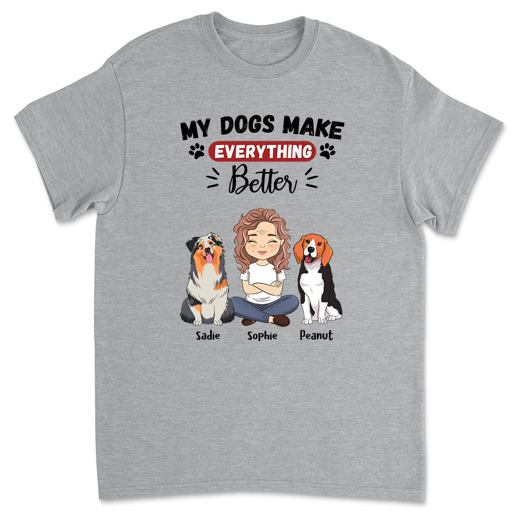 Better Thing - Personalized Custom Unisex 5.3 oz T-shirt for Pet Lovers