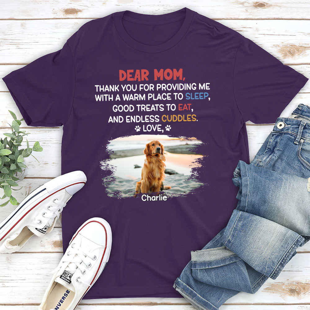 Sleep And Eat - Personalized Custom Unisex T-shirt for Pet Lovers